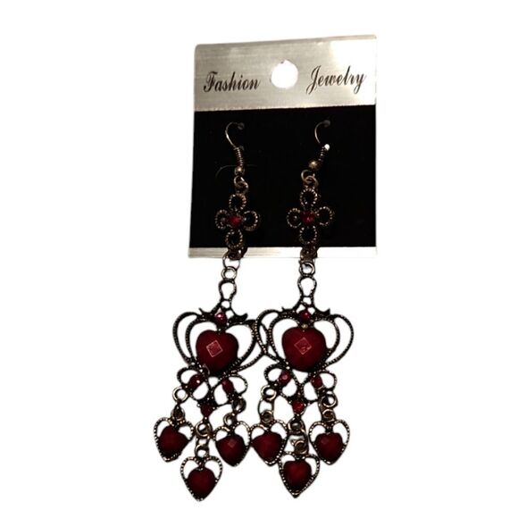 Costume Jewelery Earrings  see measurements - Picture 1 of 4